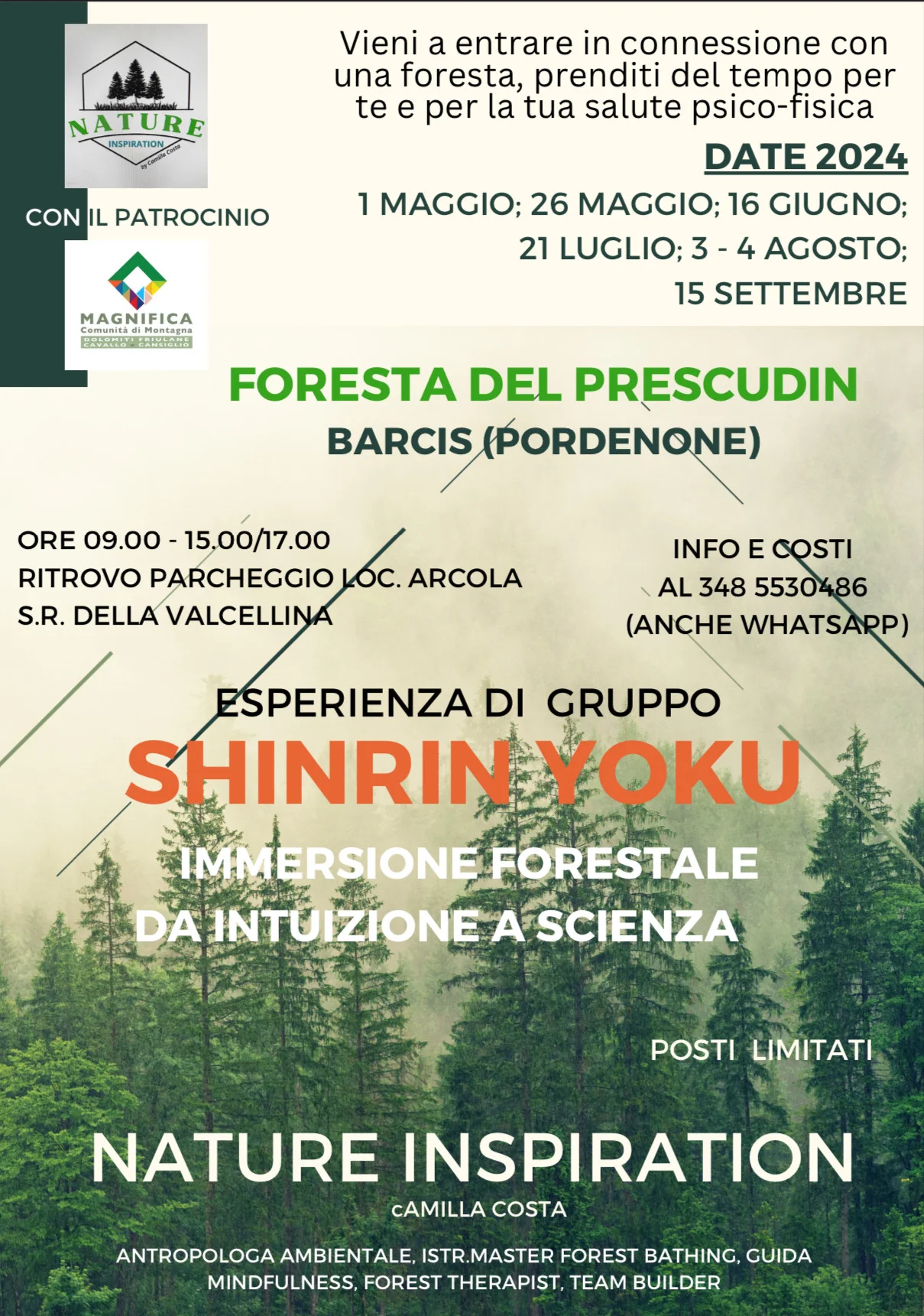 Attività Shinrin Yoku 2024