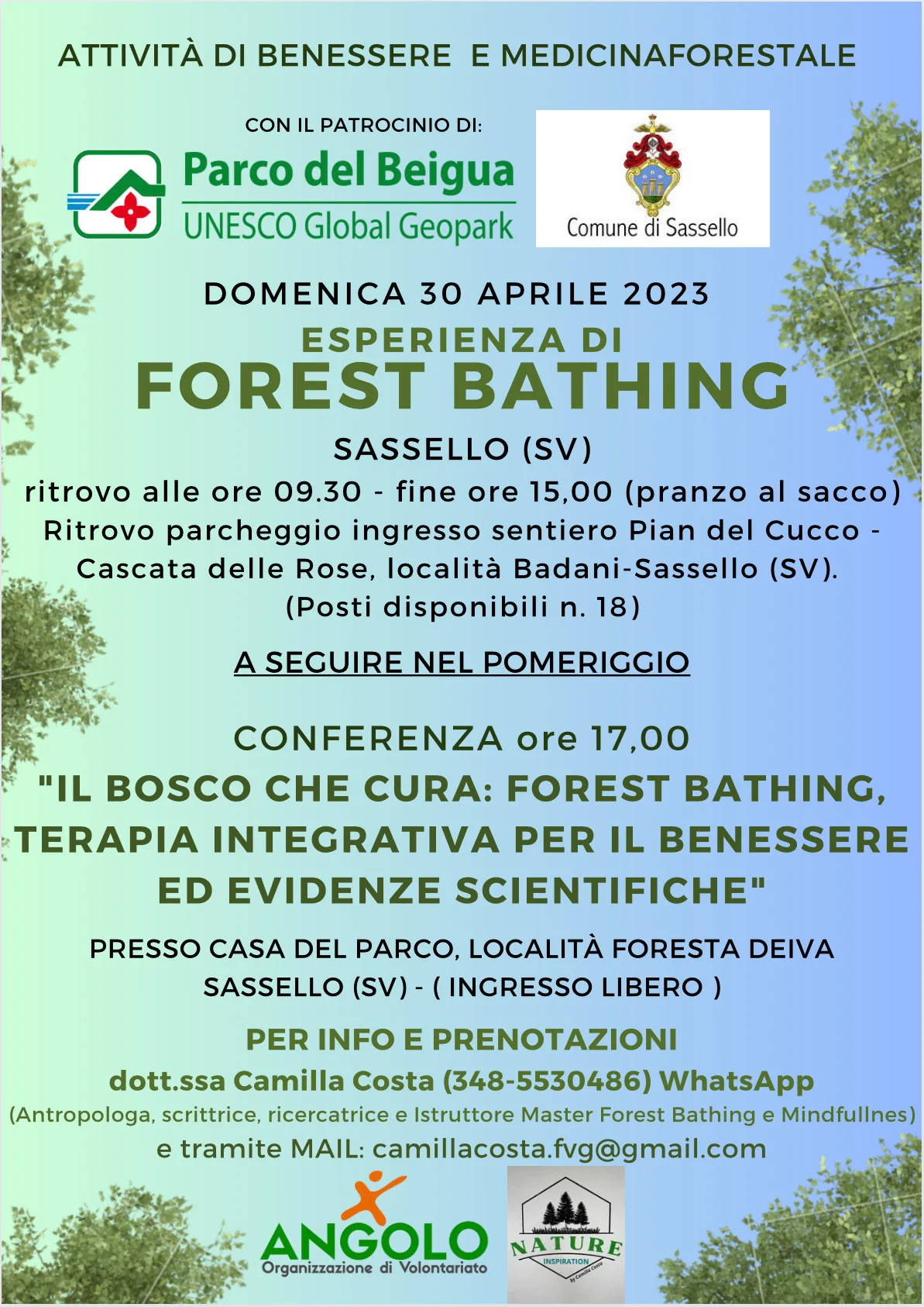 Conferenza Parco Beigua Liguria 2023