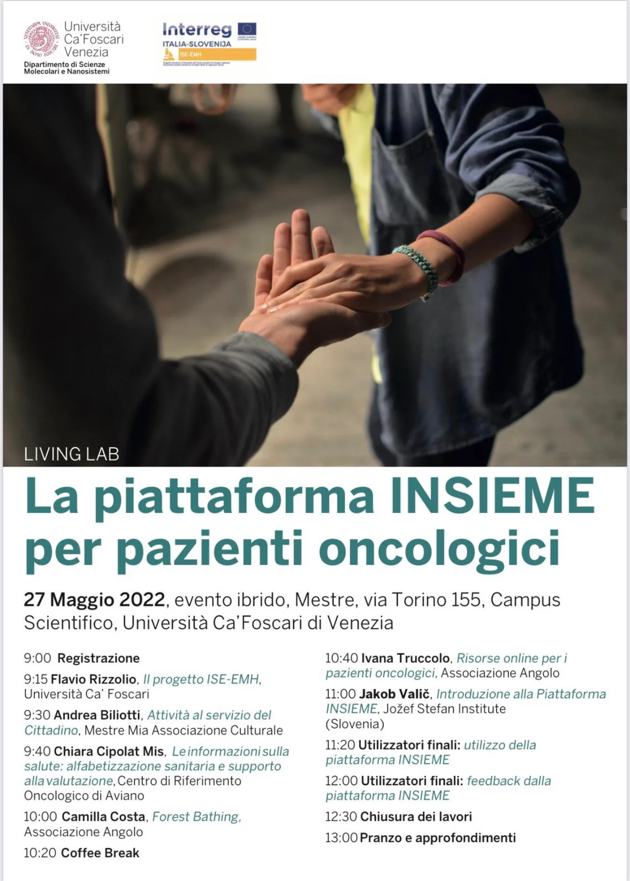 Docenza Interreg Italia-Slovenia — Ca' Foscari 2022