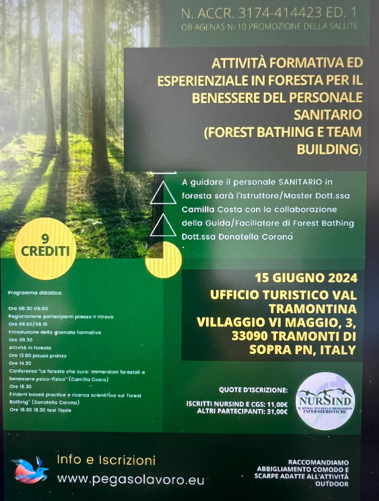 Corso Personale Sanitario NURSIND — Giugno 2024